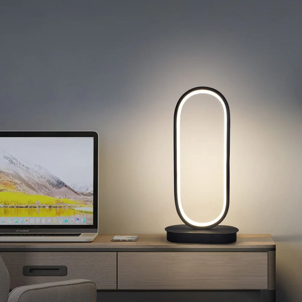Oval - Modern LED-bordslampa