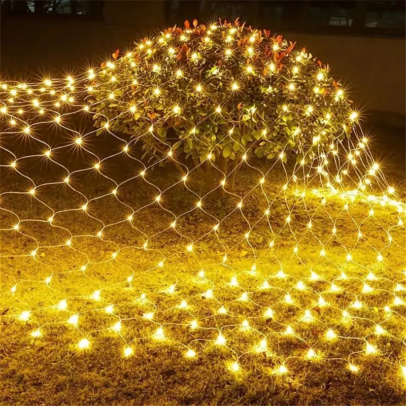 1.5 x 1.5m - 2 x 3.0m LED-solcellsbelysning för nät