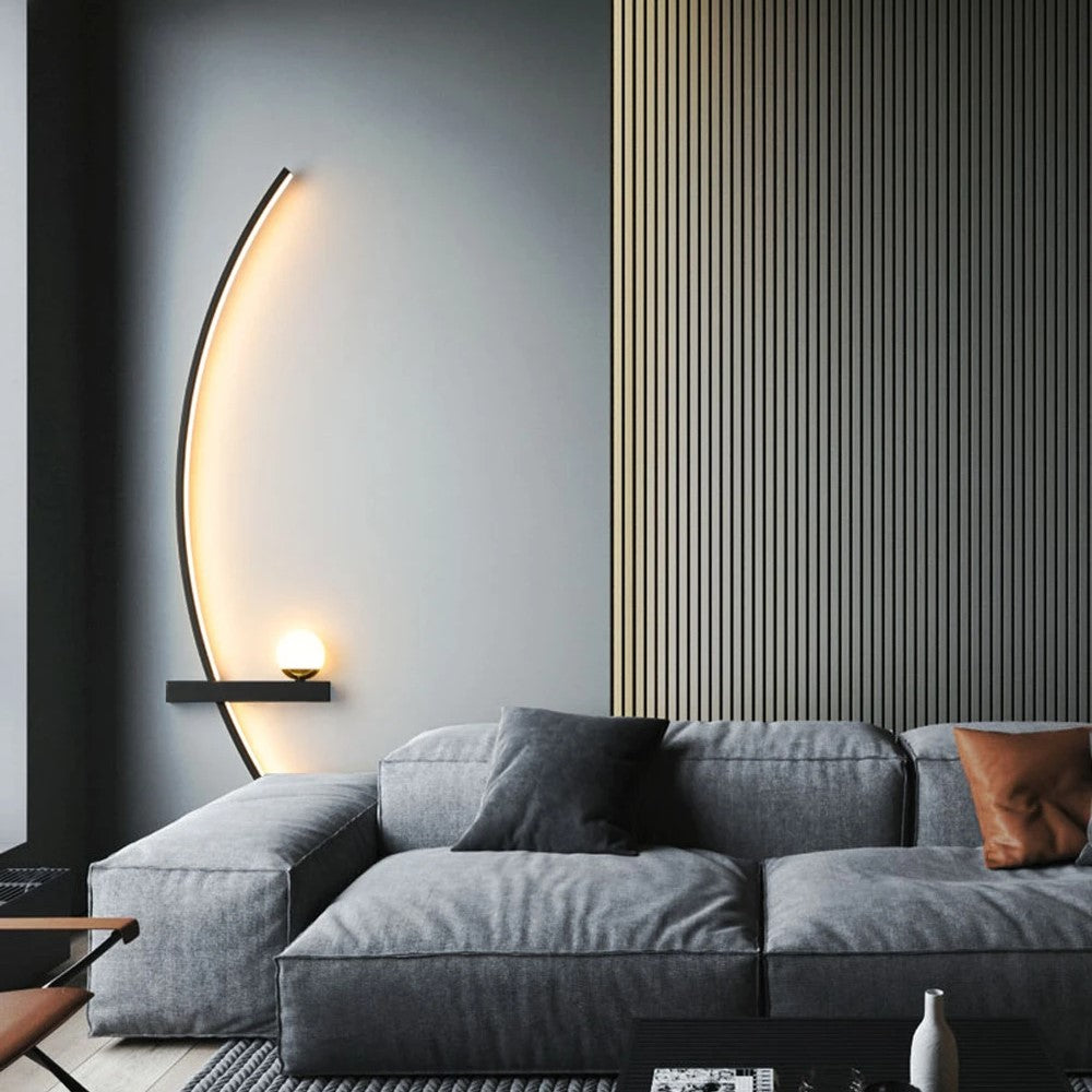 Kurvsfär™ - Minimalistisk LED-vägglampa (Utförsäljning)