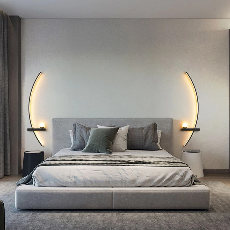 Kurvsfär™ - Minimalistisk LED-vägglampa (Paket av 2) (Utförsäljning)