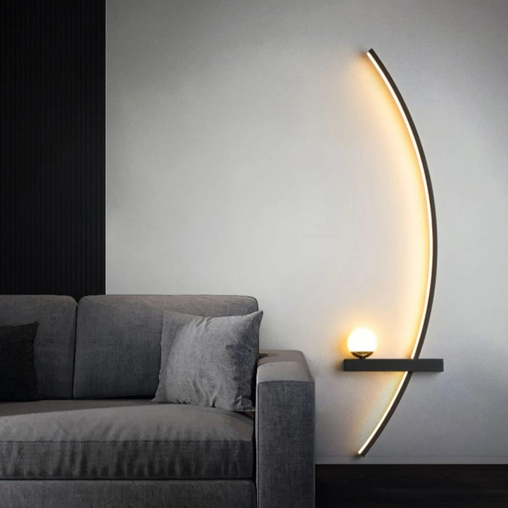 Kurvsfär™ - Minimalistisk LED-vägglampa (Utförsäljning)