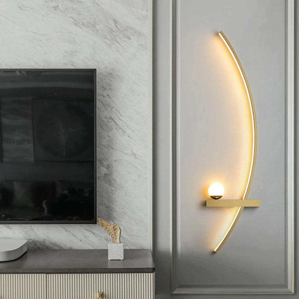 Kurvsfär™ - Minimalistisk LED-vägglampa (Utförsäljning)