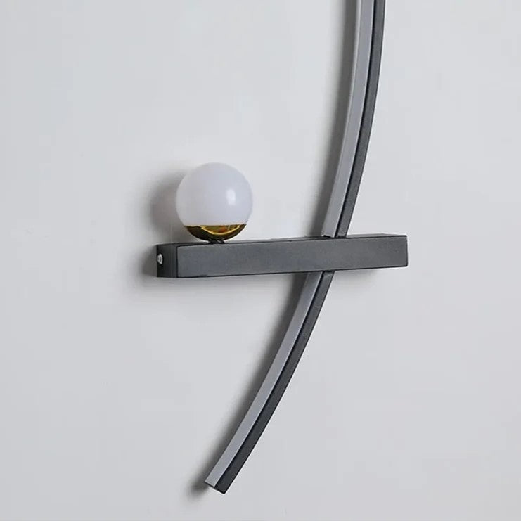 Kurvsfär™ - Minimalistisk LED-vägglampa (Paket av 2) (Utförsäljning)