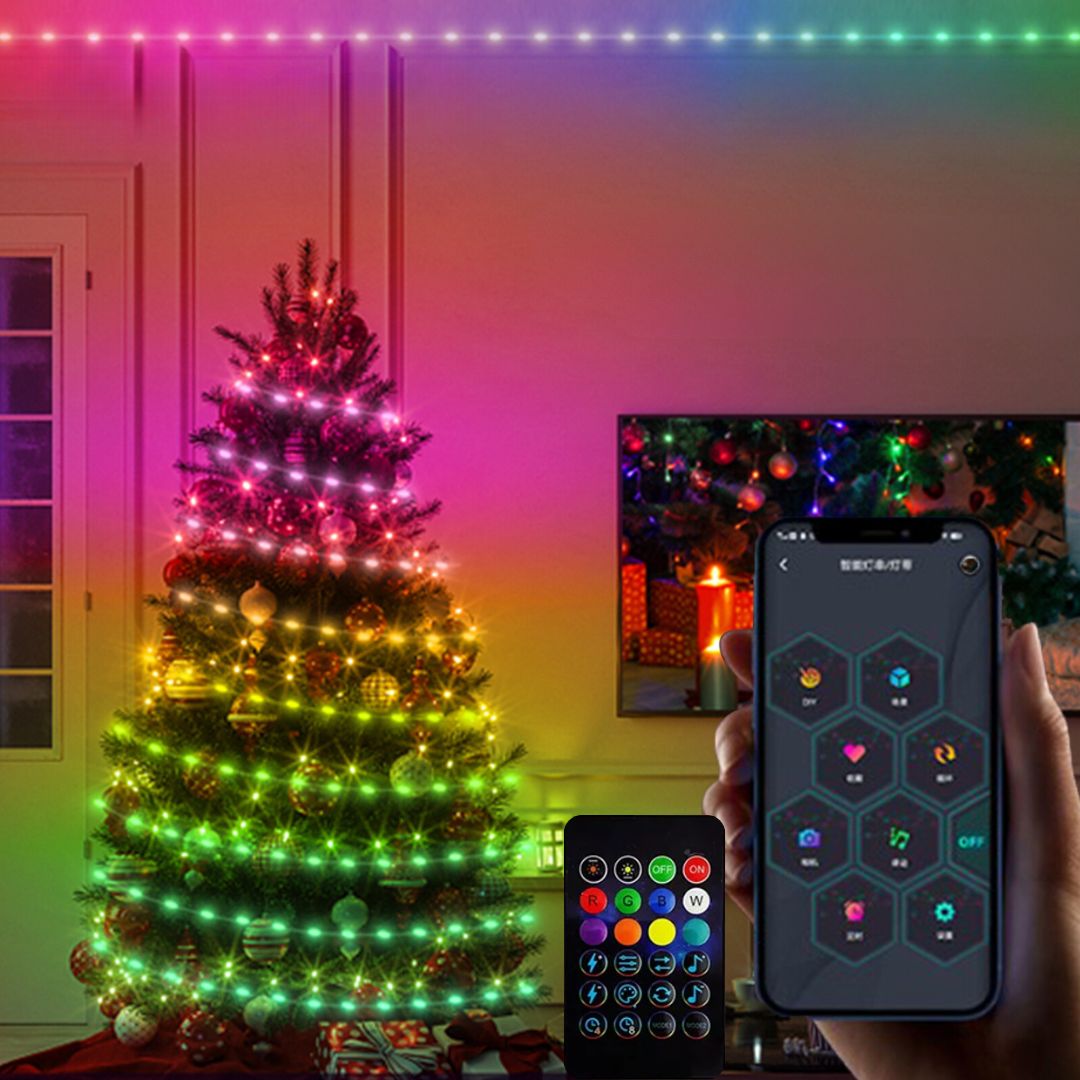 Smarta RGB-ljusslinga