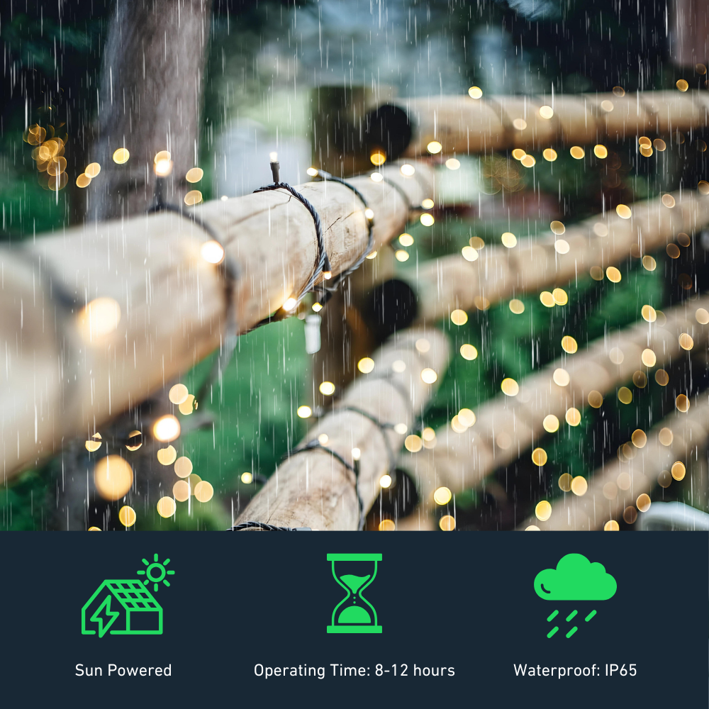 StringFairy™ - Solcellsdrivna utomhusband