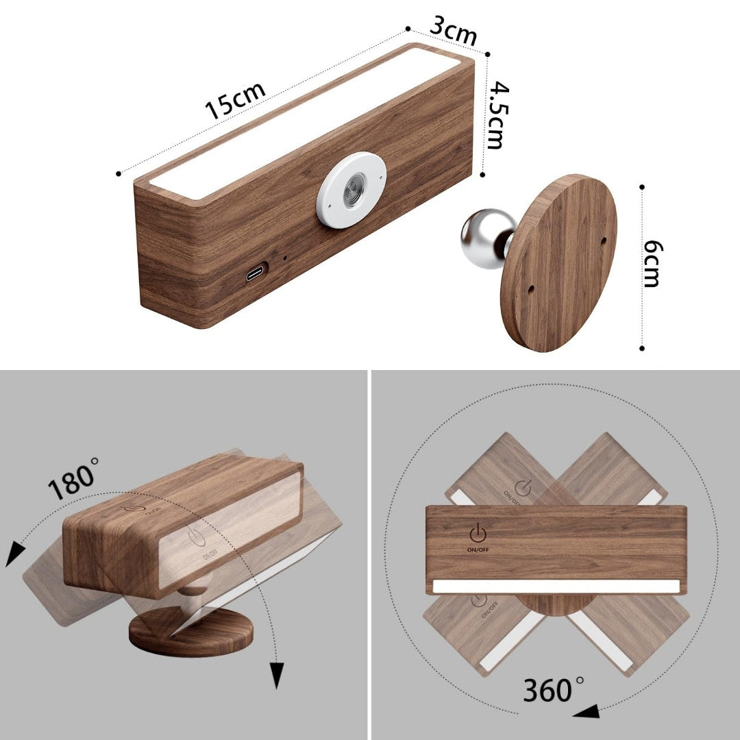 Uppladdningsbar 360° LED-lampa
