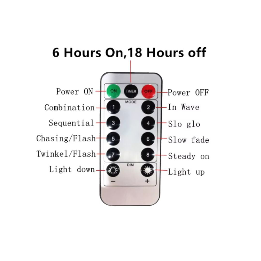 3m Dekorativ gardin LED-lampor