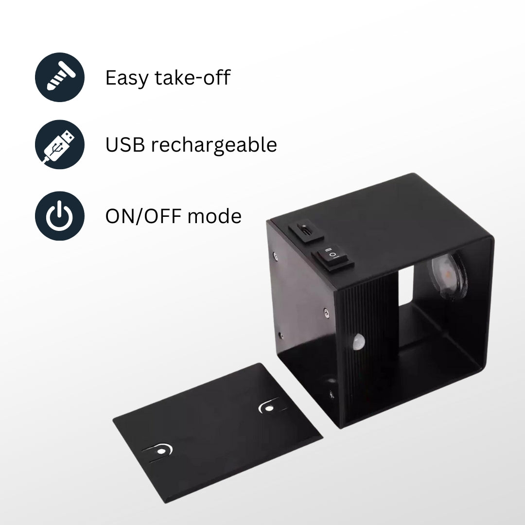 LumiCube - USB-laddningsbara LED-vägglampor