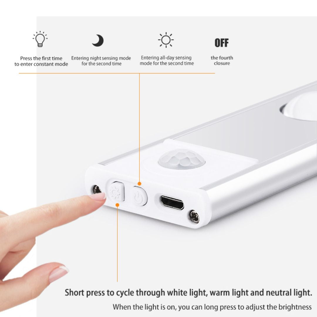 MagniGlow 2.0 - Trådlösa LED-lister med rörelsesensor