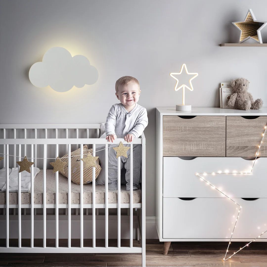 Moln silhuett vägglampa