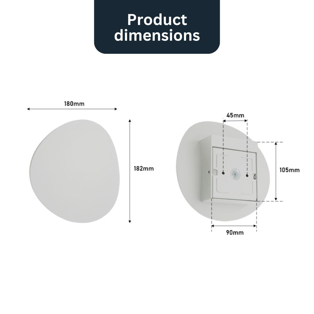 Luvia - Minimalistisk vägglampa