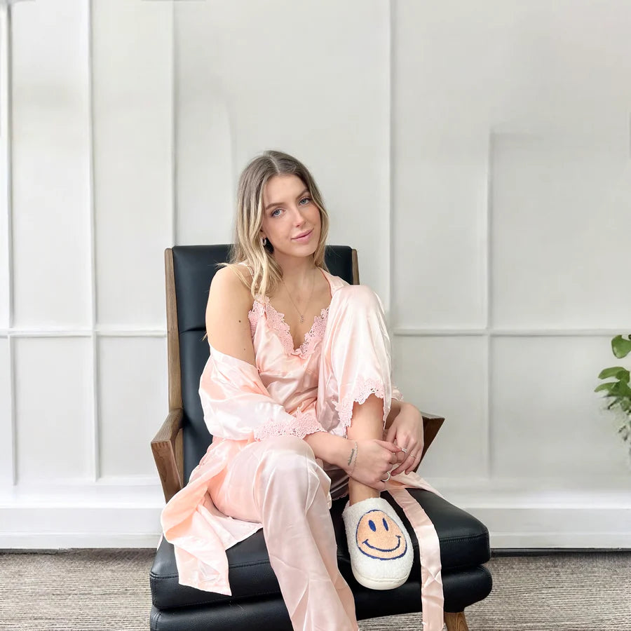 Pyjamasset med Nattlinne i Satin