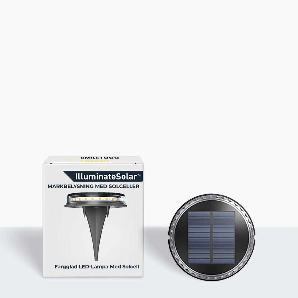 Färgglad markbelysning med solceller 2-Pack (Utförsäljning)