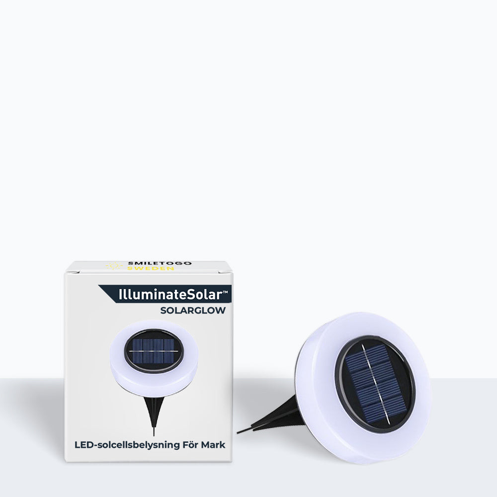 SolarGlow - LED-solcellsbelysning för mark