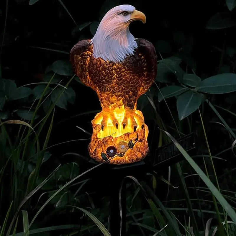 EagleGlow - solcellsdriven LED-trädgårdslampa