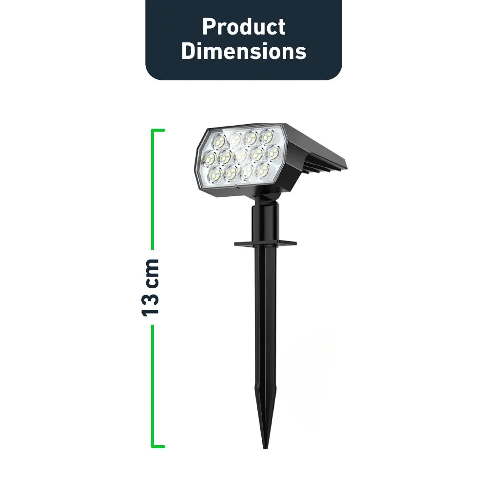 Landskapsbelysning med solceller