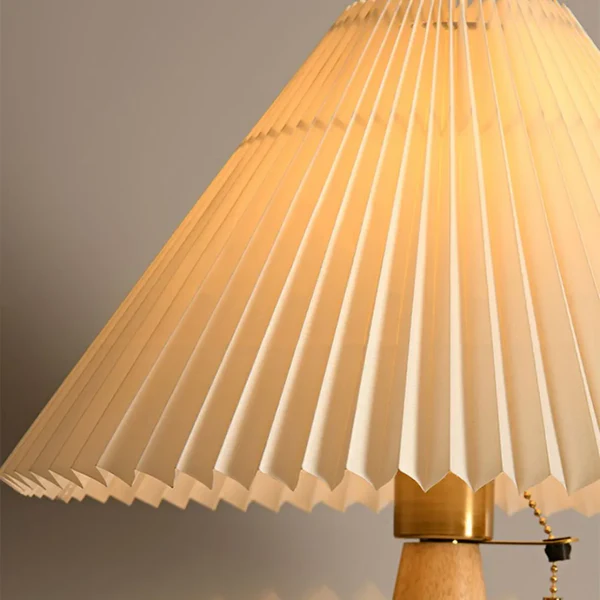 Silva - Japansk retro lampa i trä
