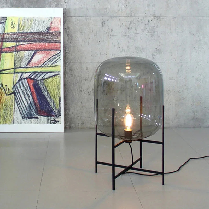 Forte - Bordslampa i vintageglas