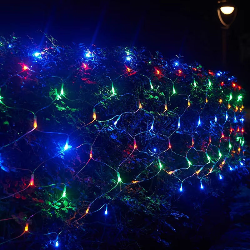 1.5 x 1.5m - 2 x 3.0m LED-solcellsbelysning för nät