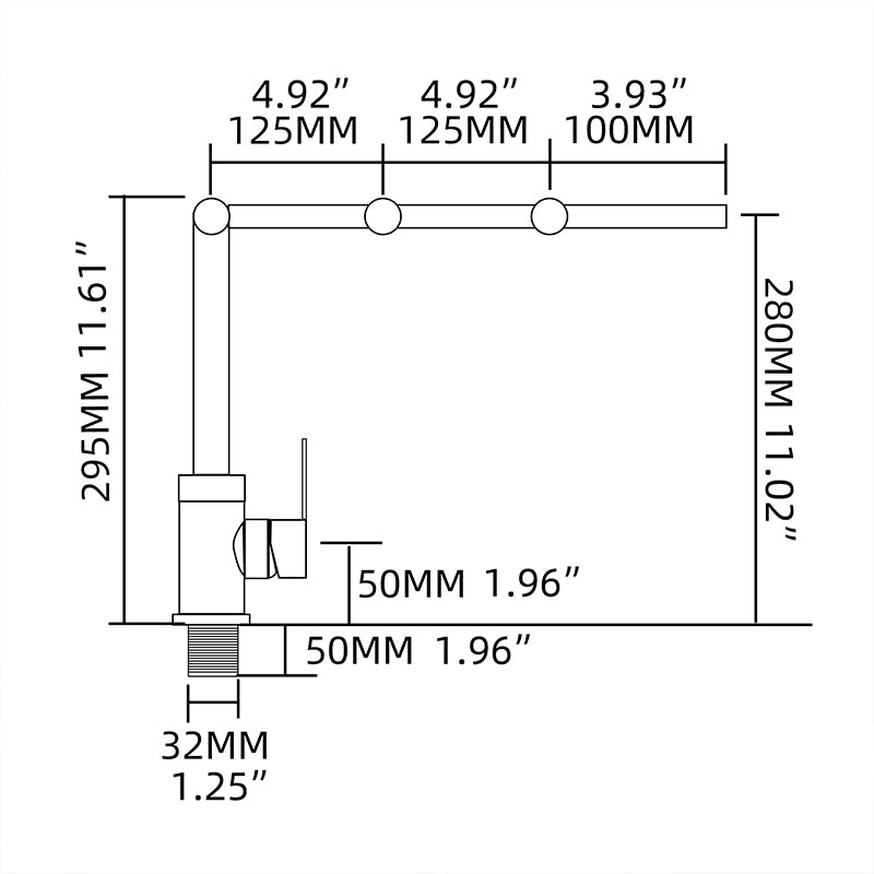 Velira - Utdragbar Kökskran för Kastruller