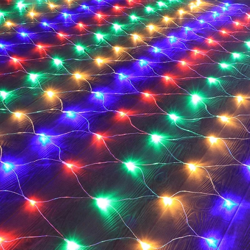 1.5 x 1.5m - 2 x 3.0m LED-solcellsbelysning för nät