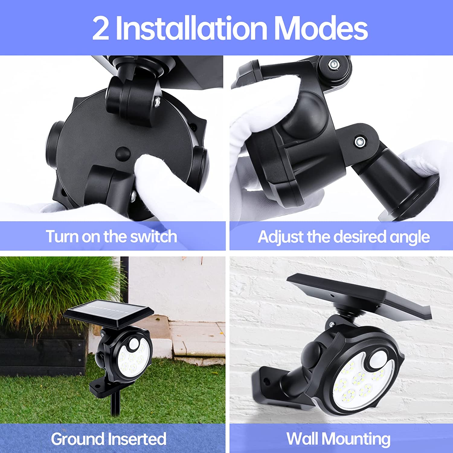 LED Solstrålkastare