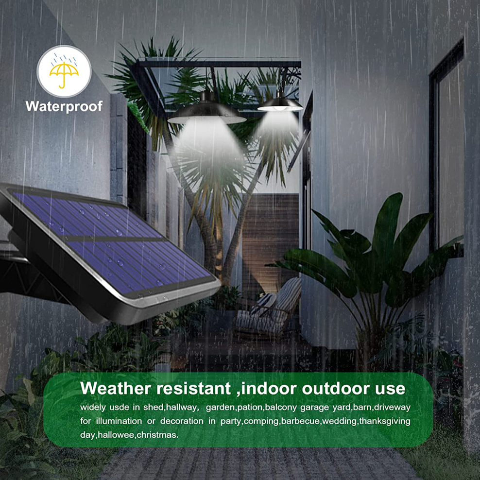 Solar taklampor med dubbla huvuden (Utförsäljning)