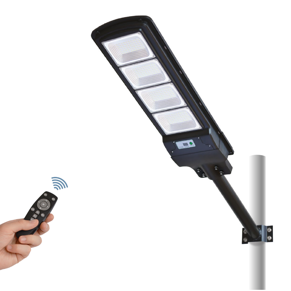IlluminateSolarMega™ - Den ultimata 450W/7000 Lumens ultraklara solcellsbelysningen för gatubelysning (Paketerbjudande)