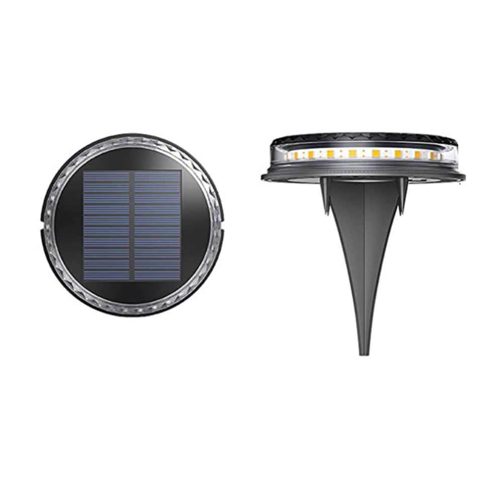 Färgglad markbelysning med solceller 2-Pack (Utförsäljning)