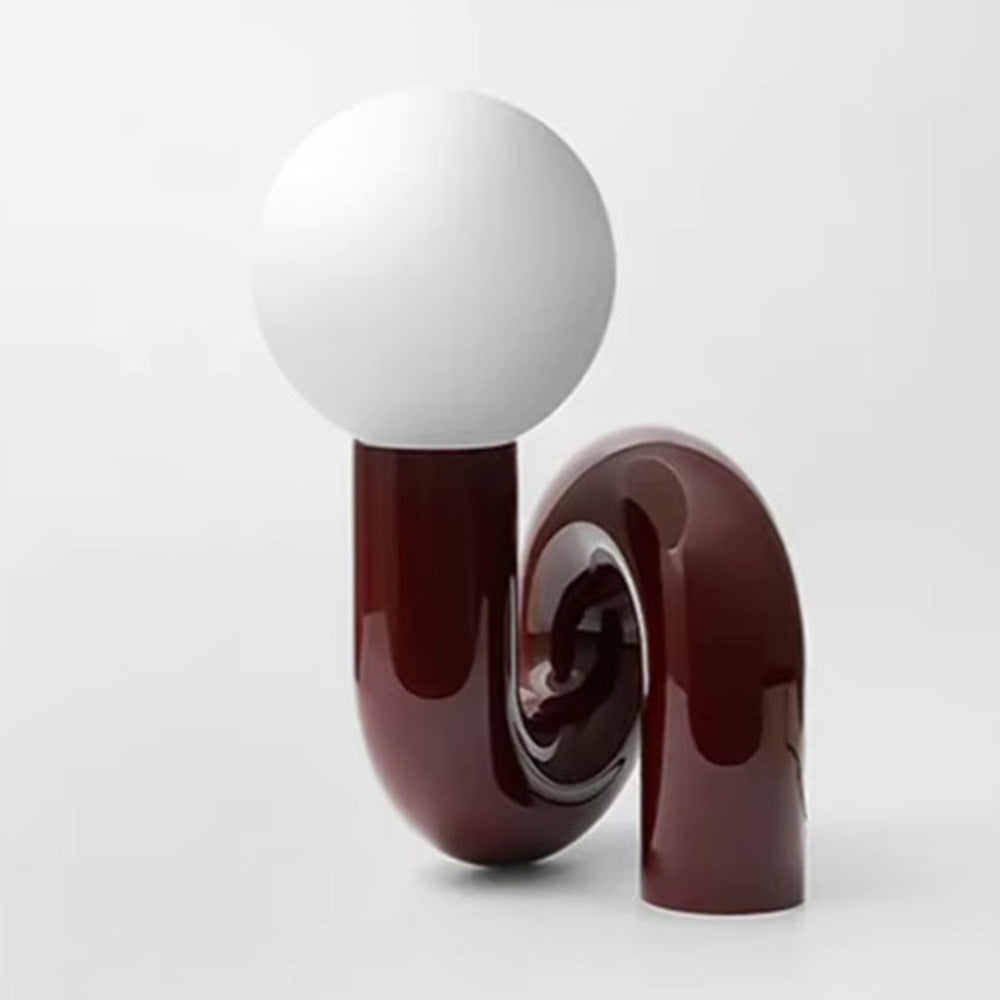 Excetra - Modern skrivbordslampa i glas och harts