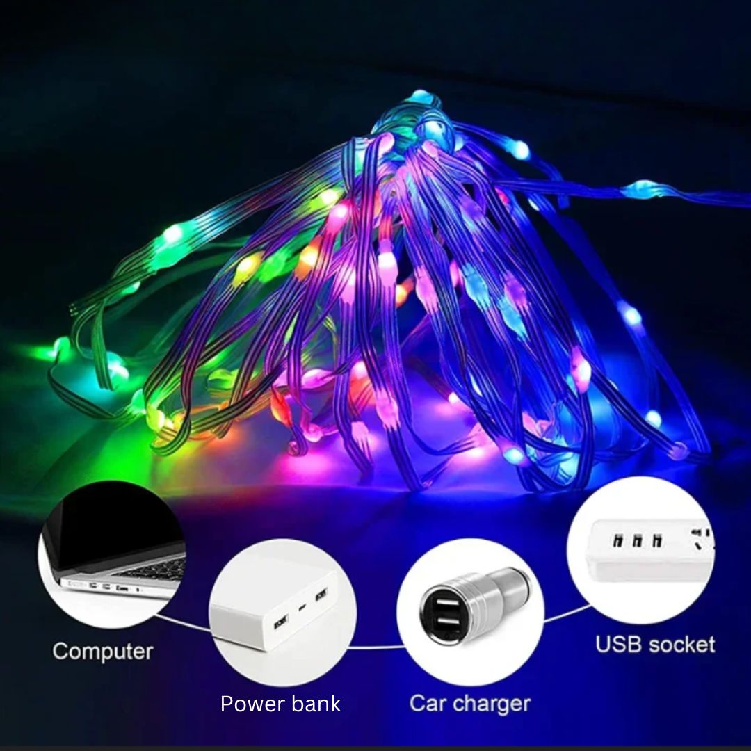 Smarta RGB-ljusslinga