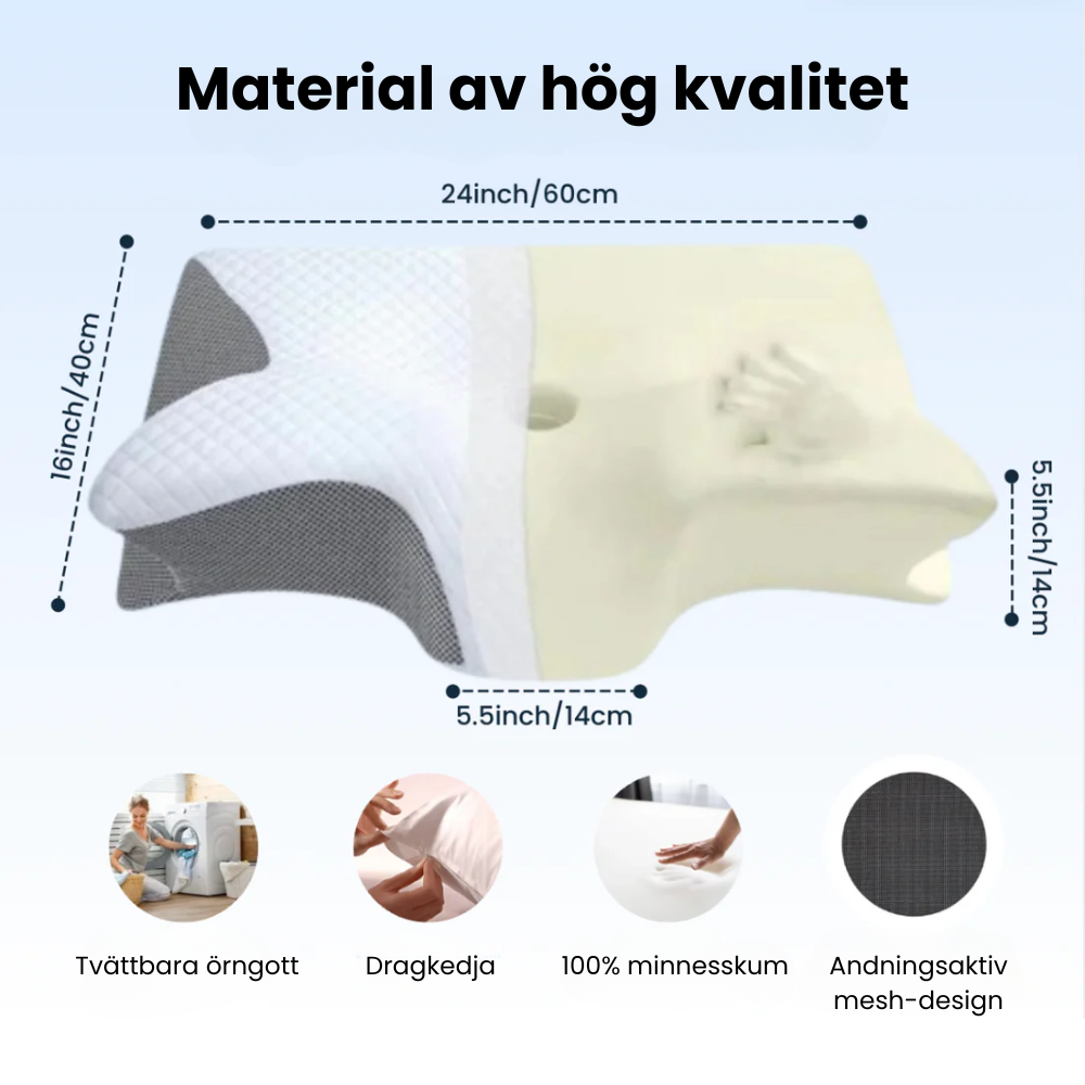 DreamEase - Ergonomisk kudde av högsta kvalitet