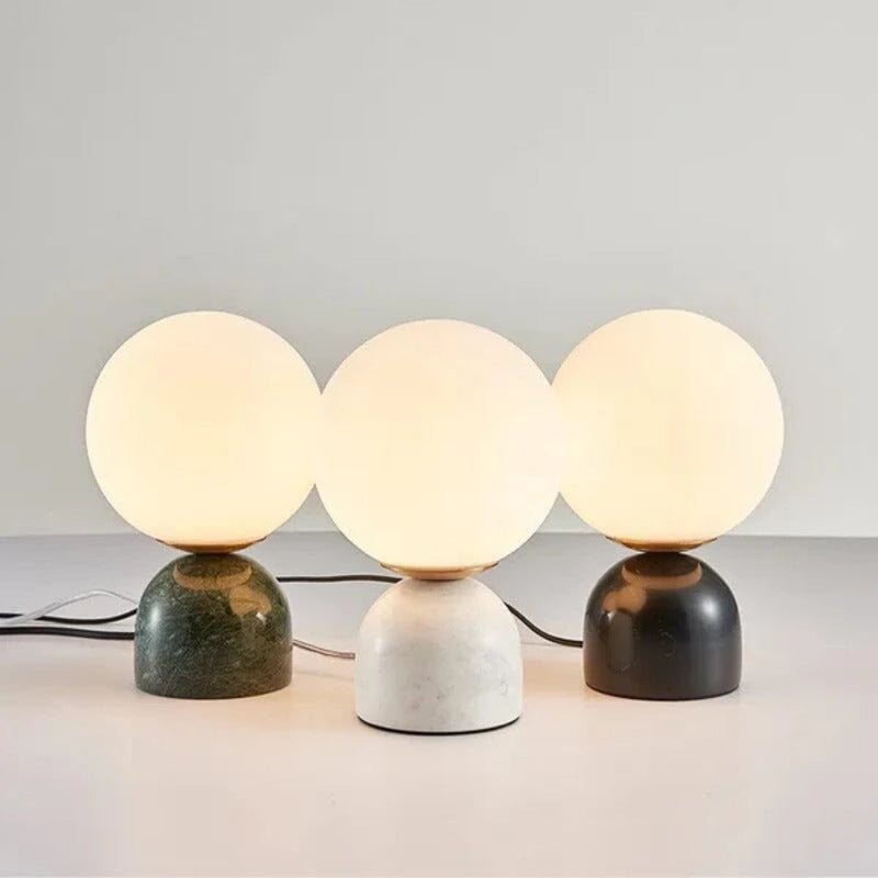 Globe - Modern nordisk bordslampa med glasboll
