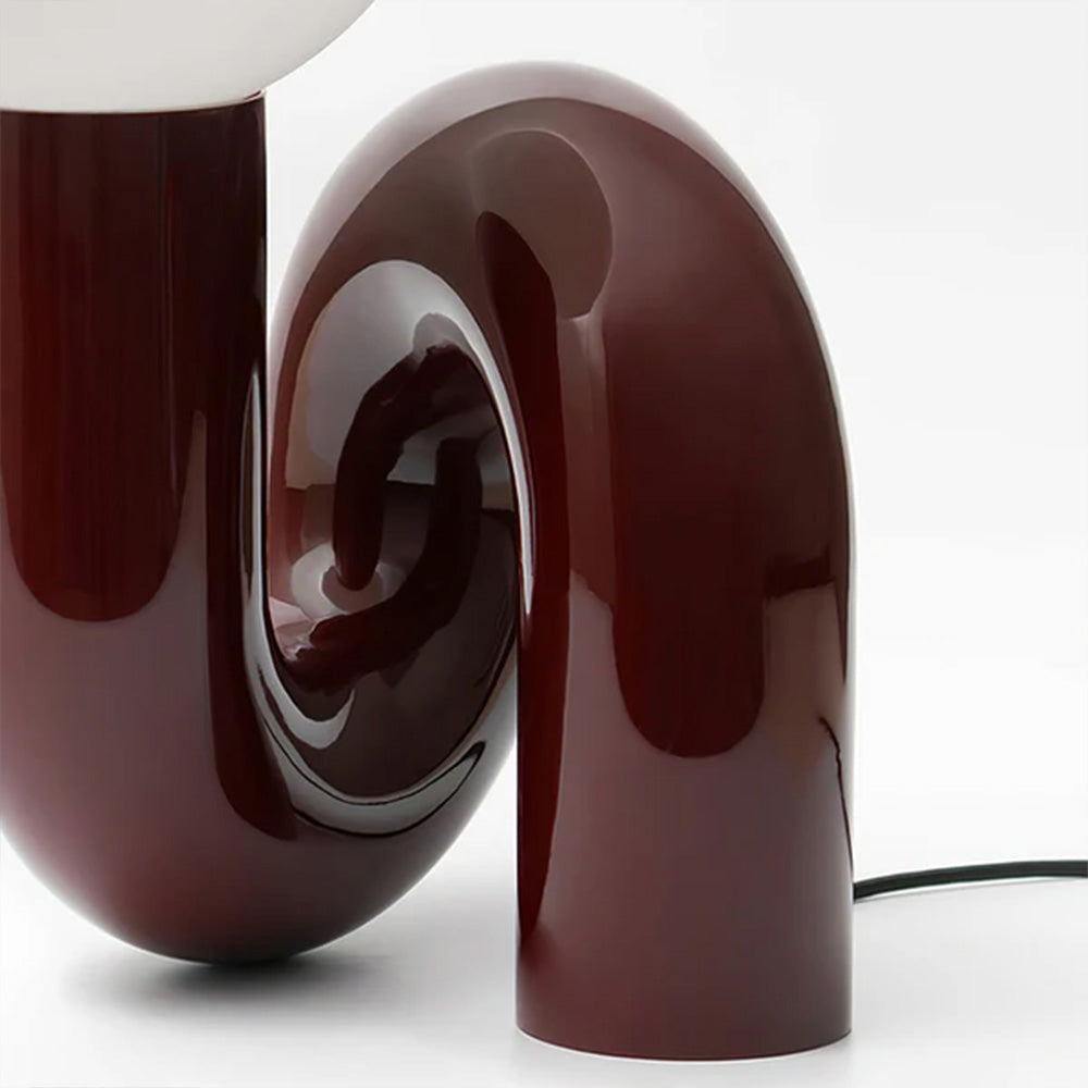 Excetra - Modern skrivbordslampa i glas och harts