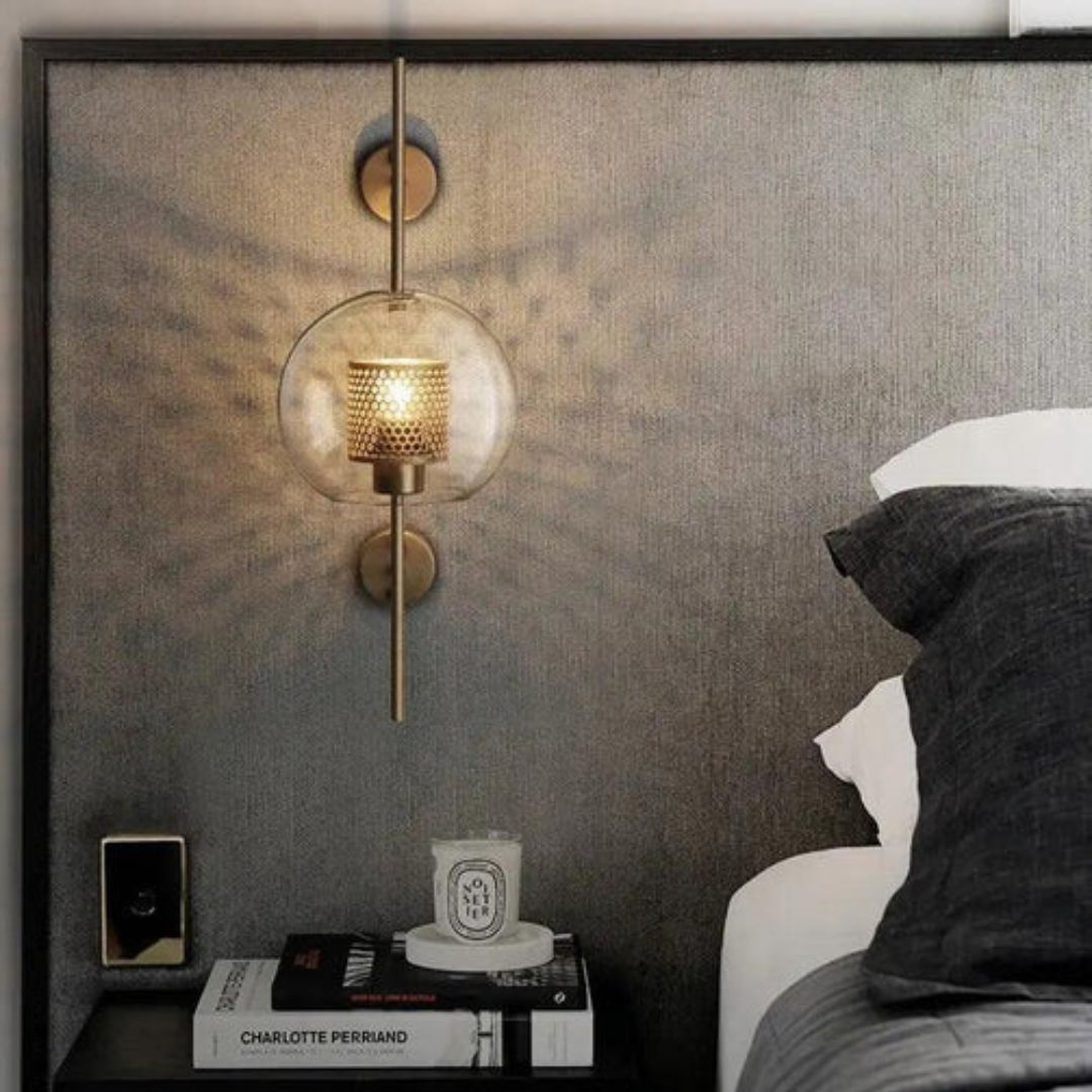 Aether - Modern vägglampa av glas