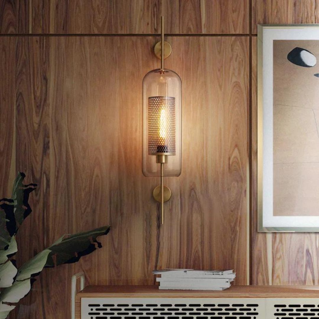 Aether - Modern vägglampa av glas
