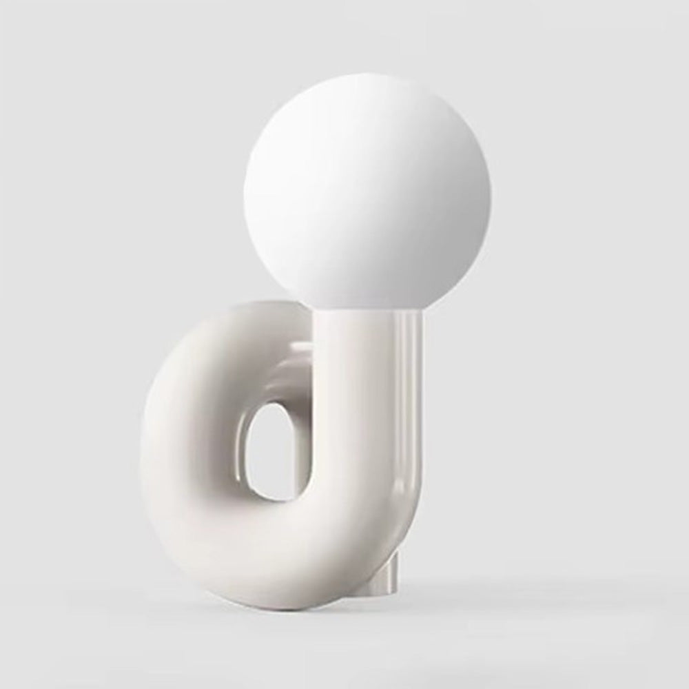Excetra - Modern skrivbordslampa i glas och harts