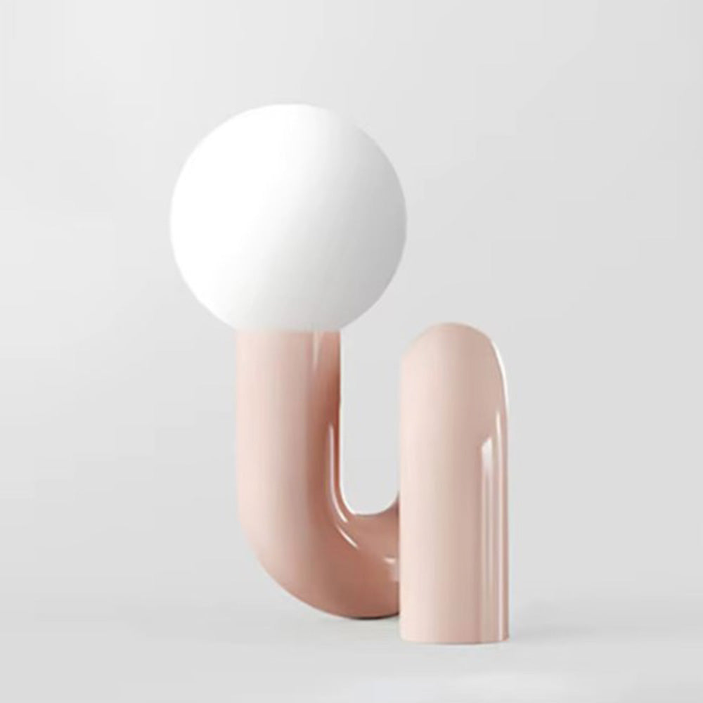 Excetra - Modern skrivbordslampa i glas och harts