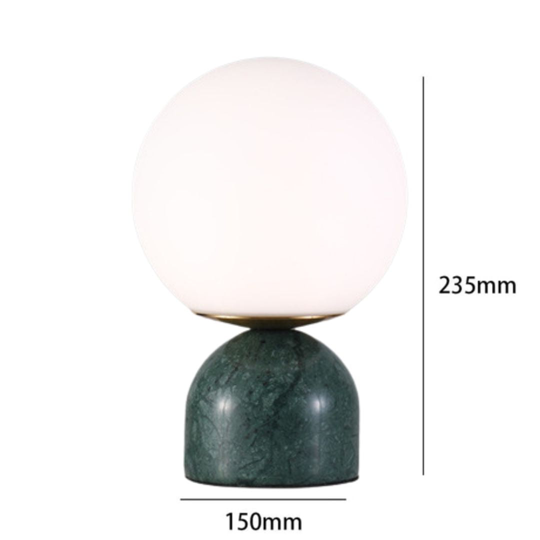 Globe - Modern nordisk bordslampa med glasboll