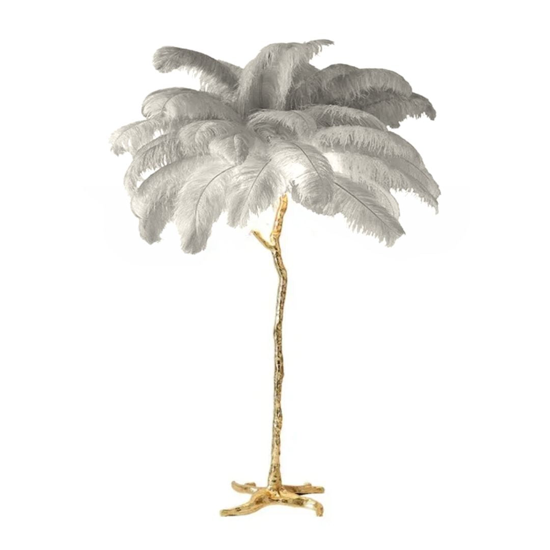 Feathra - Fjädergolvlampa