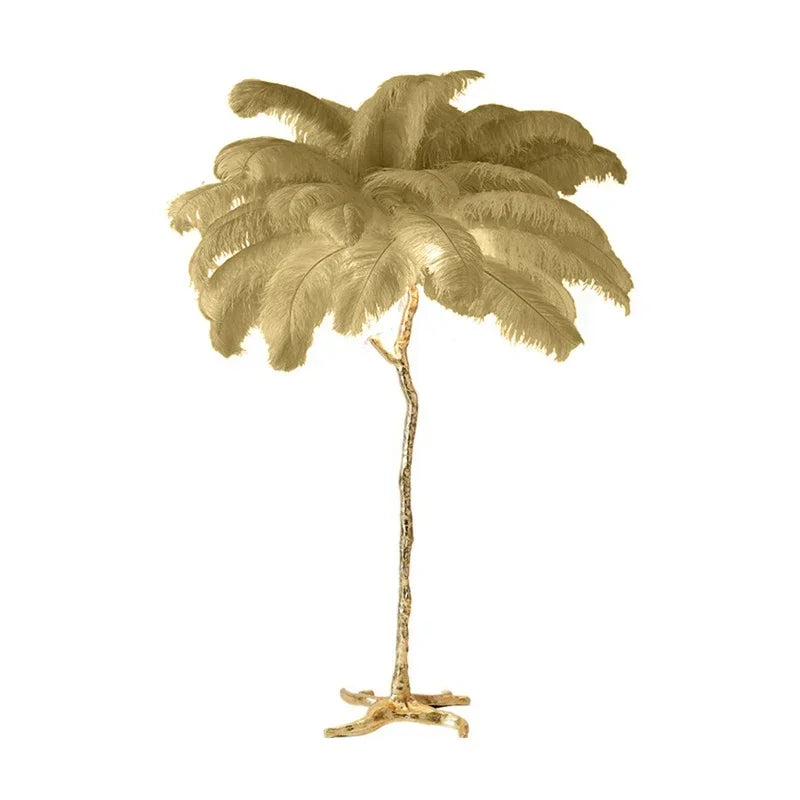 Feathra - Fjädergolvlampa