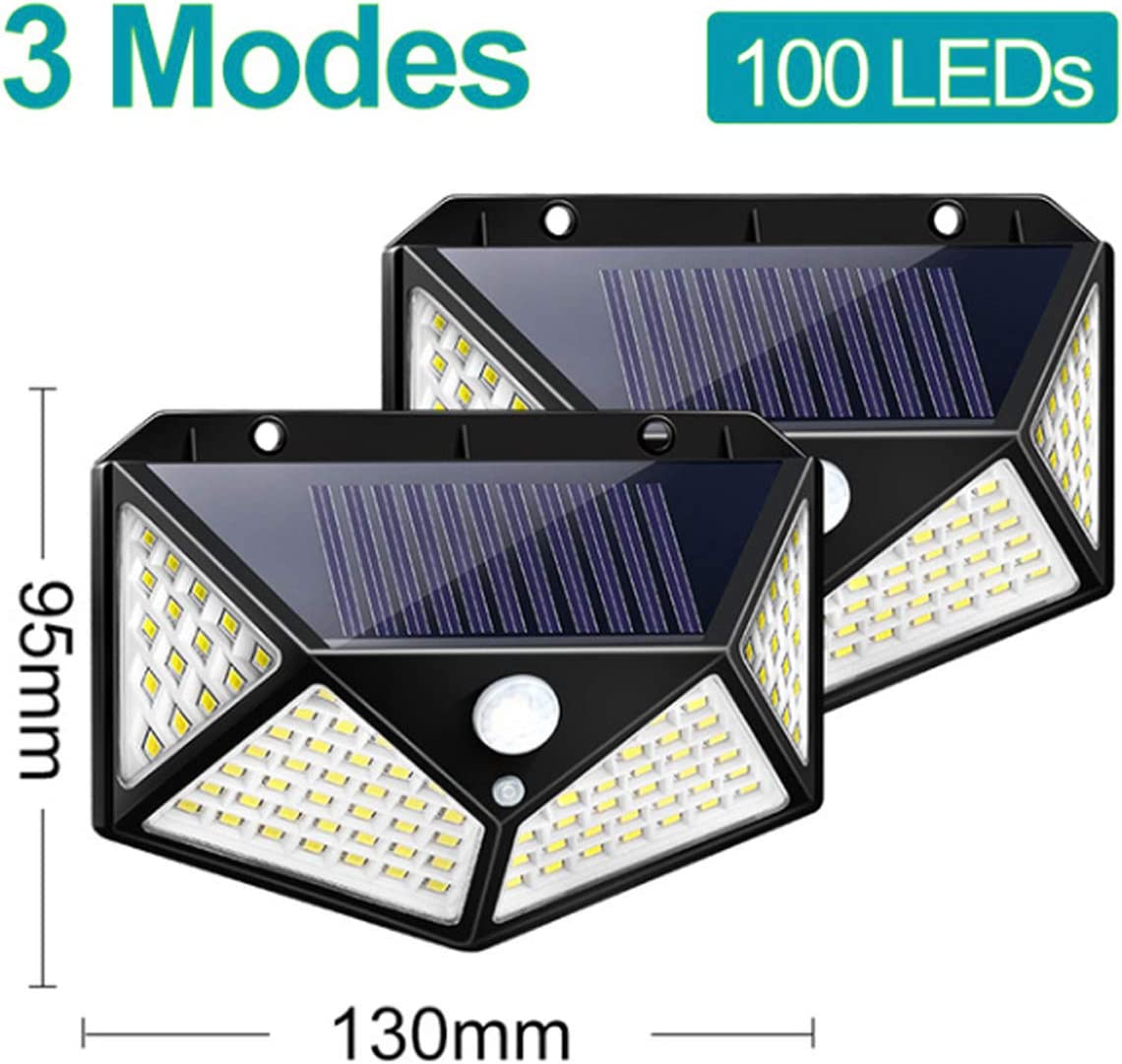 270° vidvinkellampa med PIR-rörelsesensor (2-pack)